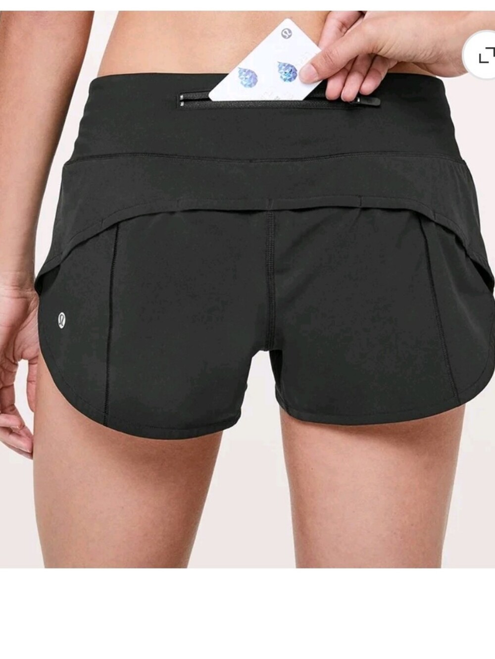 lululemon athletica Black Layered Athletic Shorts